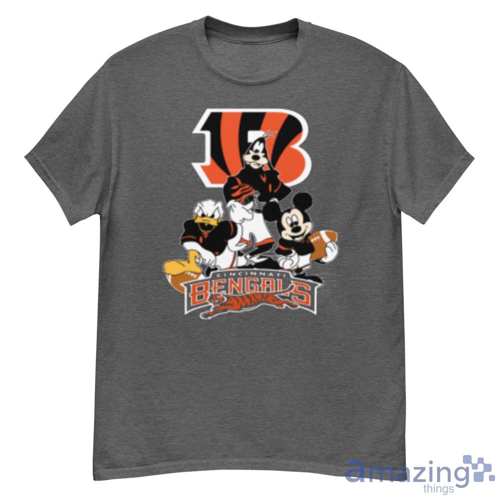 Disney Fanatics Cincinnati Bengals Mickey Mouse Themed Shirt, Unique Bengals  Gifts in 2023