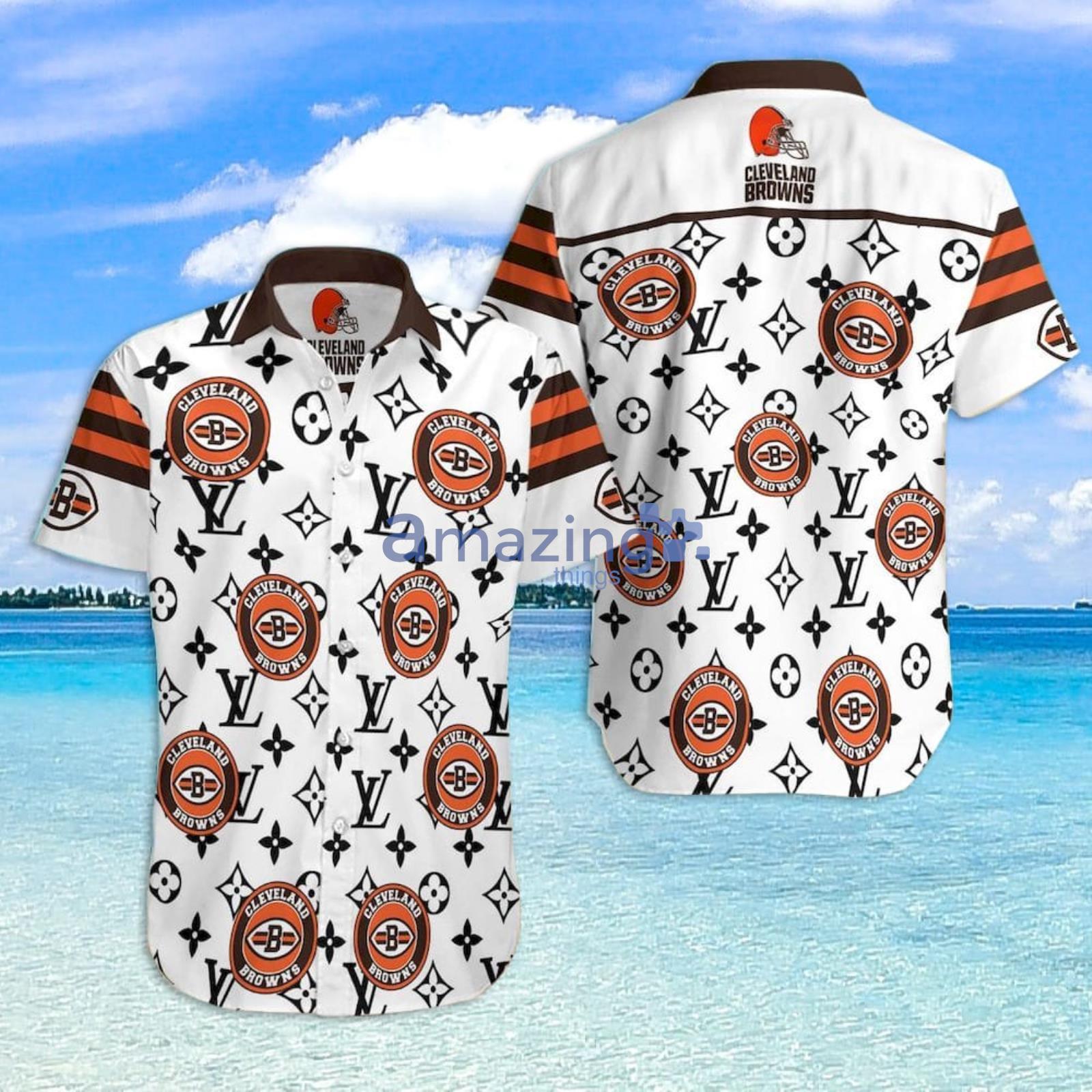 NFL Cleveland Browns Fans Louis Vuitton Hawaiian Shirt For Men And Women