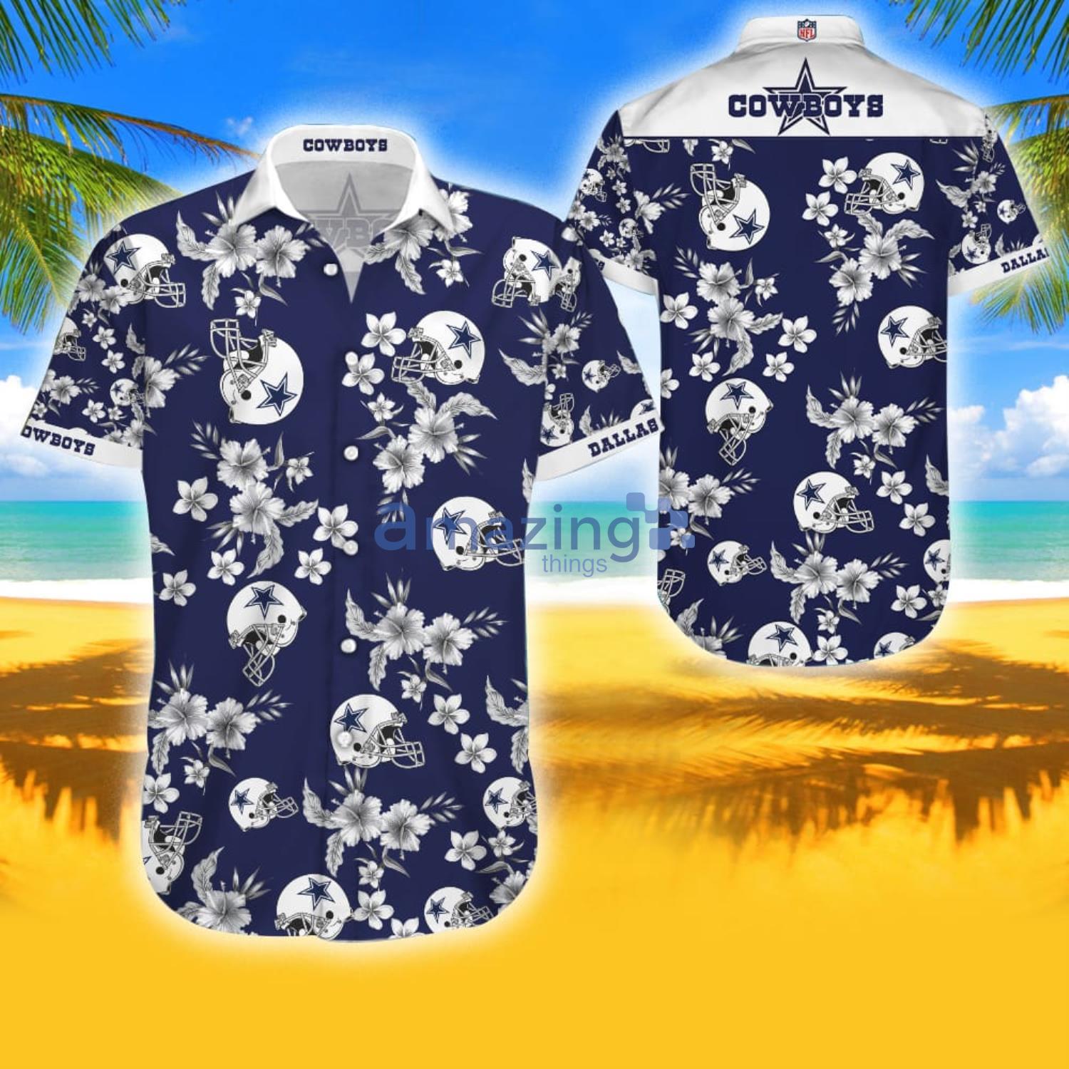 Nfl Dallas Cowboys Combo Hawaiian Shirt And Shorts Summer Gift Product Photo 1
