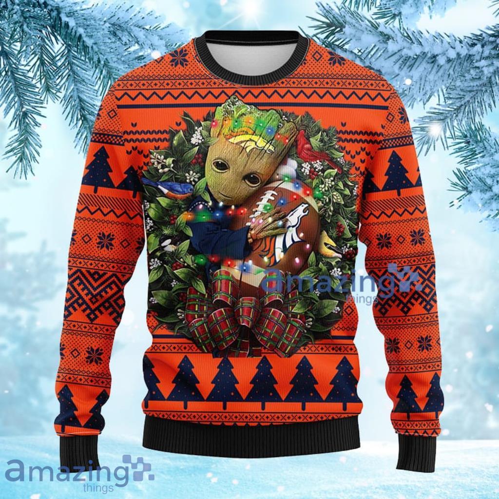 Denver Broncos NFL Ugly 3D Holiday Sweater