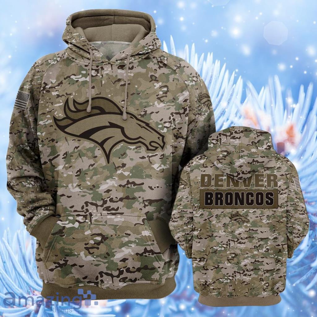 NFL Denver Broncos Hoodie 3D Gifts For Veterans Day