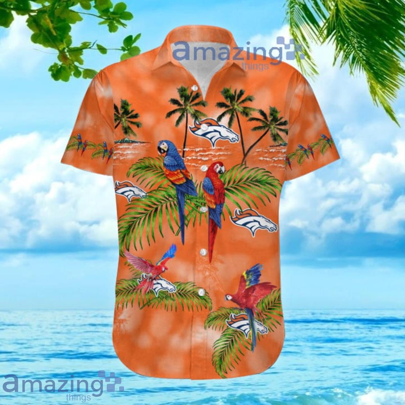 NFL Denver Broncos Aloha Tropical Hawaiian Shirt