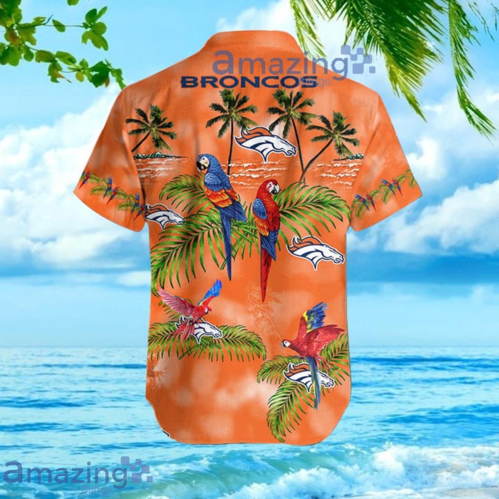 NFL Denver Broncos Aloha Tropical Hawaiian Shirt