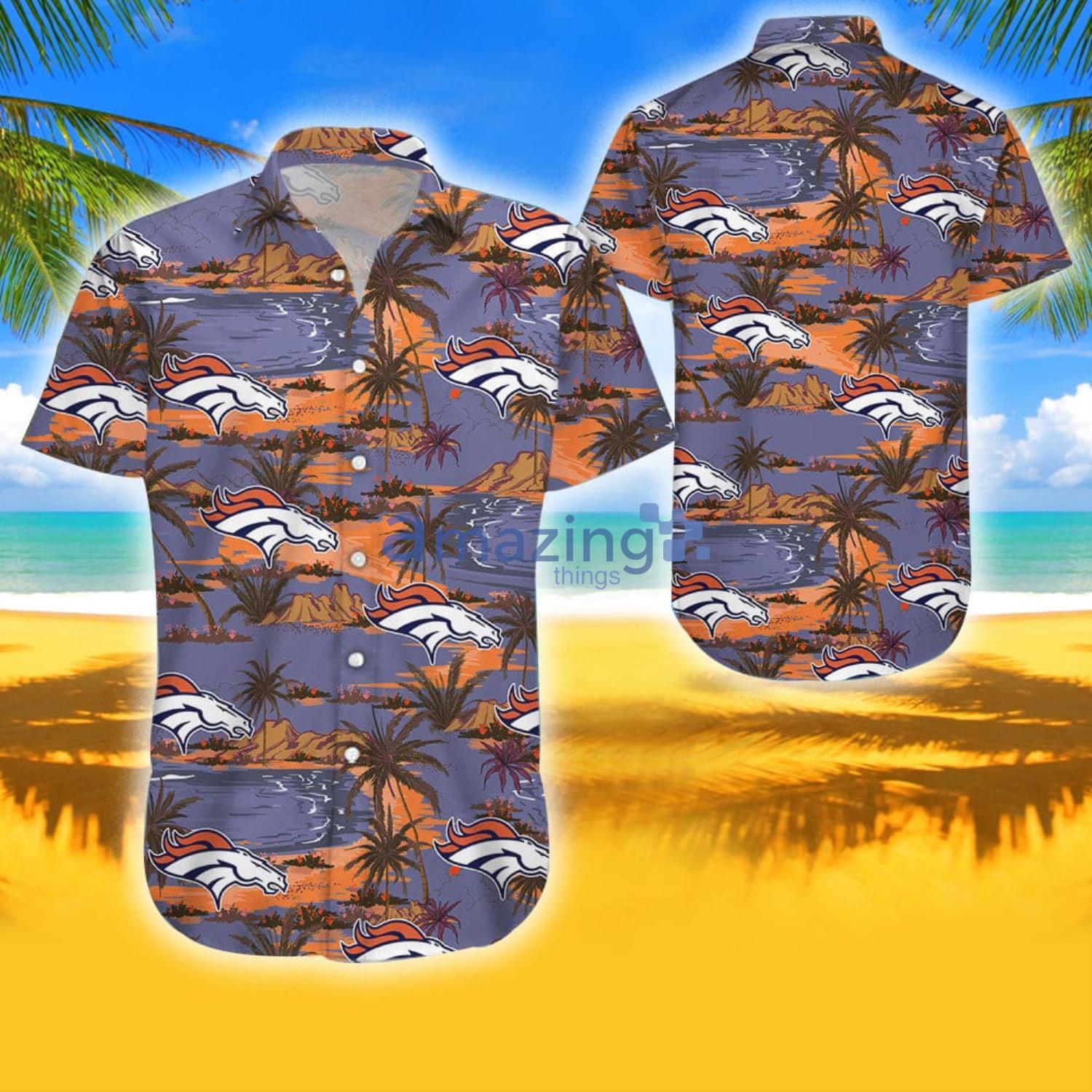 Denver Broncos Nfl Tommy Bahama 2023 Summer Hawaiian Shirt And Shorts -  Banantees