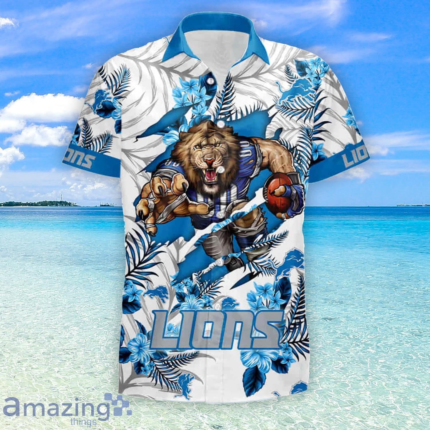 Detroit Lions Hometown Rugby Team NFL Summer Hawaiian Shirt & Short