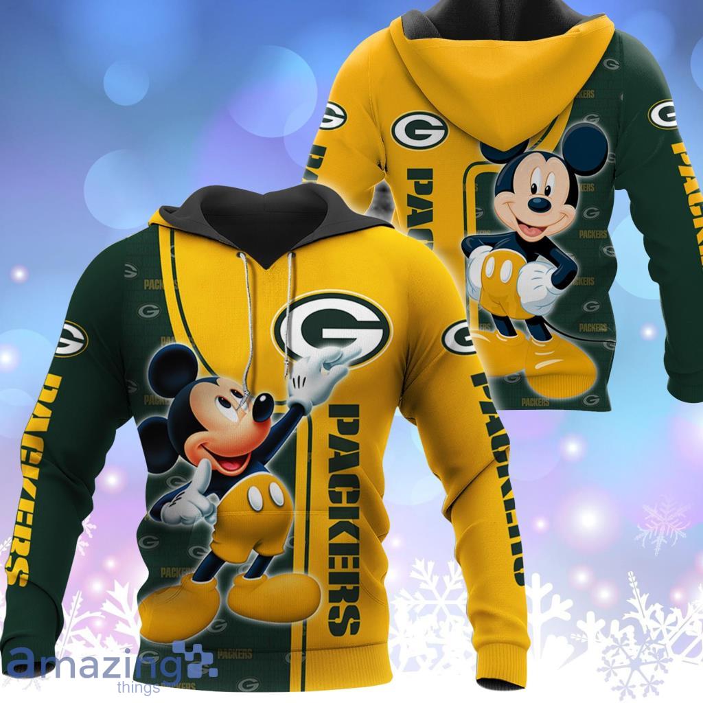 Official Mickey Mouse Nfl green bay packers logo 2023 shirt