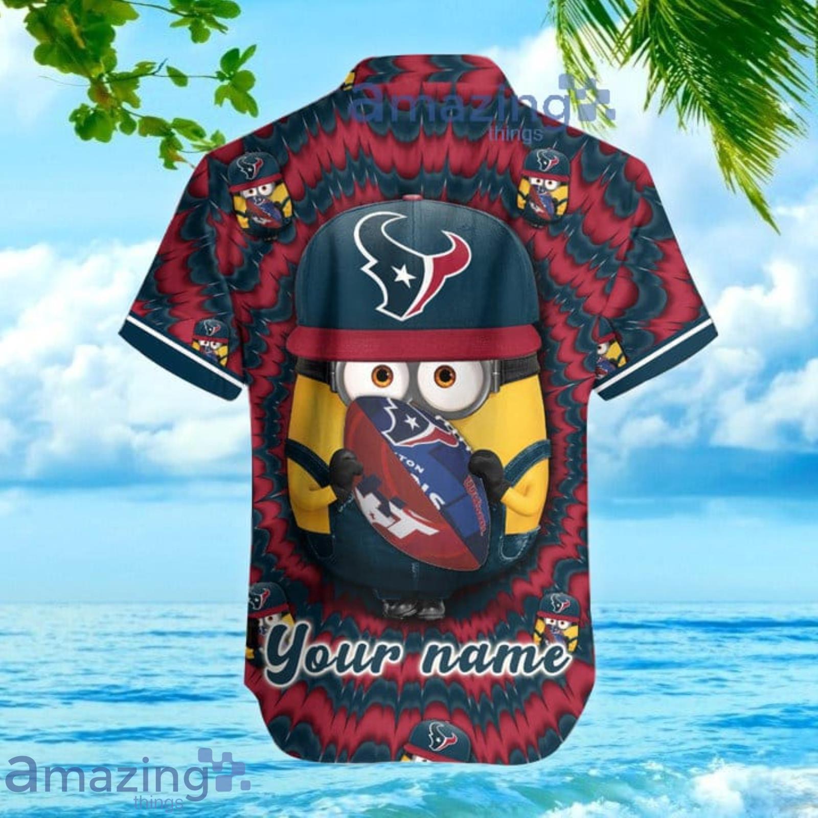 Nfl Los Angeles Rams Custom Name Minions Lover Hawaiian Shirt For Men And  Women