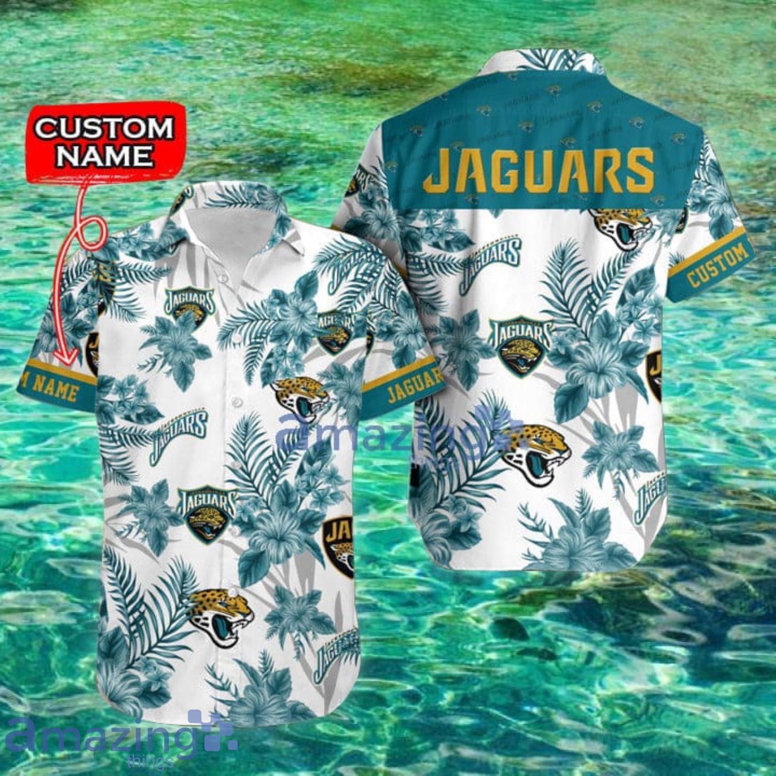 Custom Name Jacksonville Jaguars Hawaiian Shirts tropical island