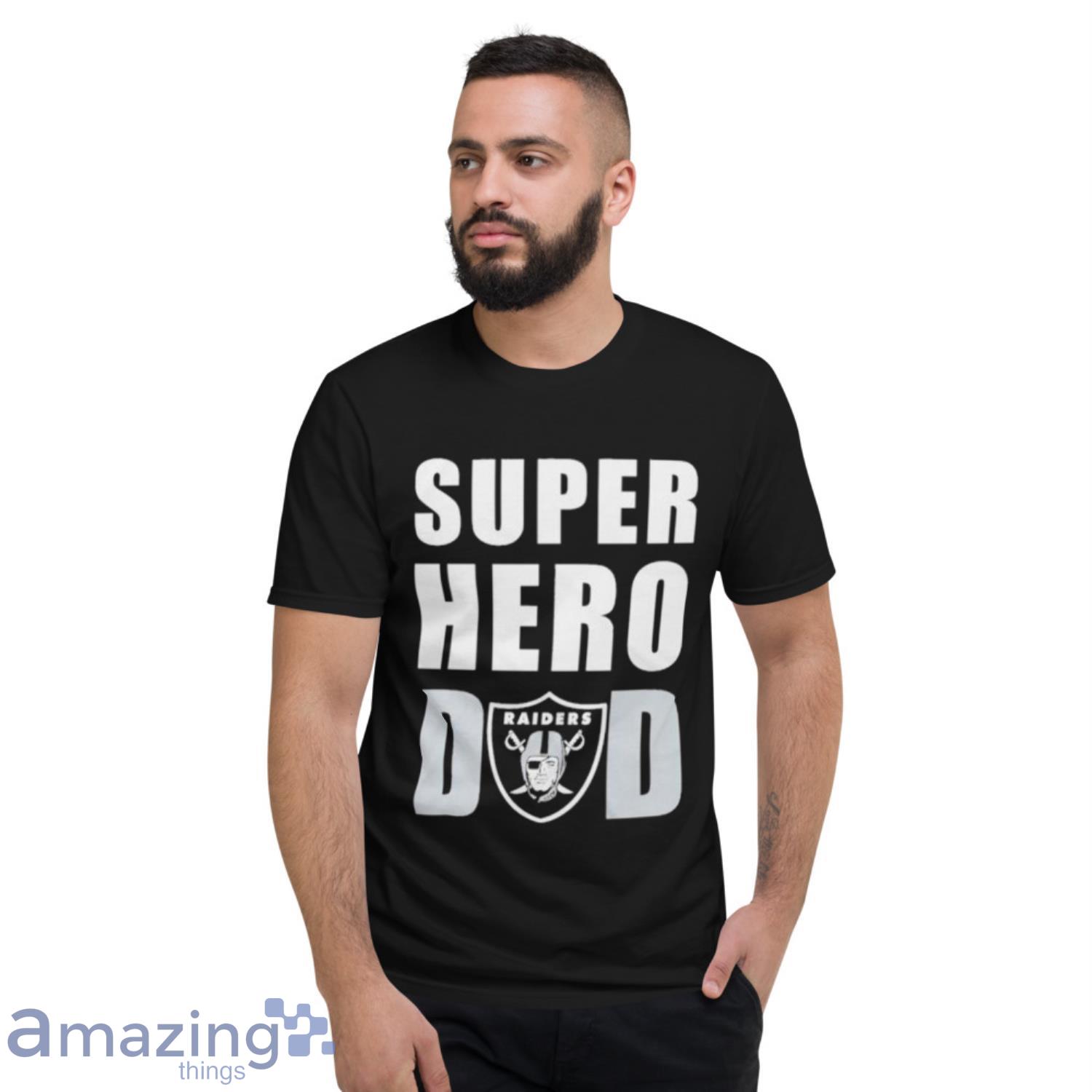 Nfl Las Vegas Raiders Superhero Dad Shirt