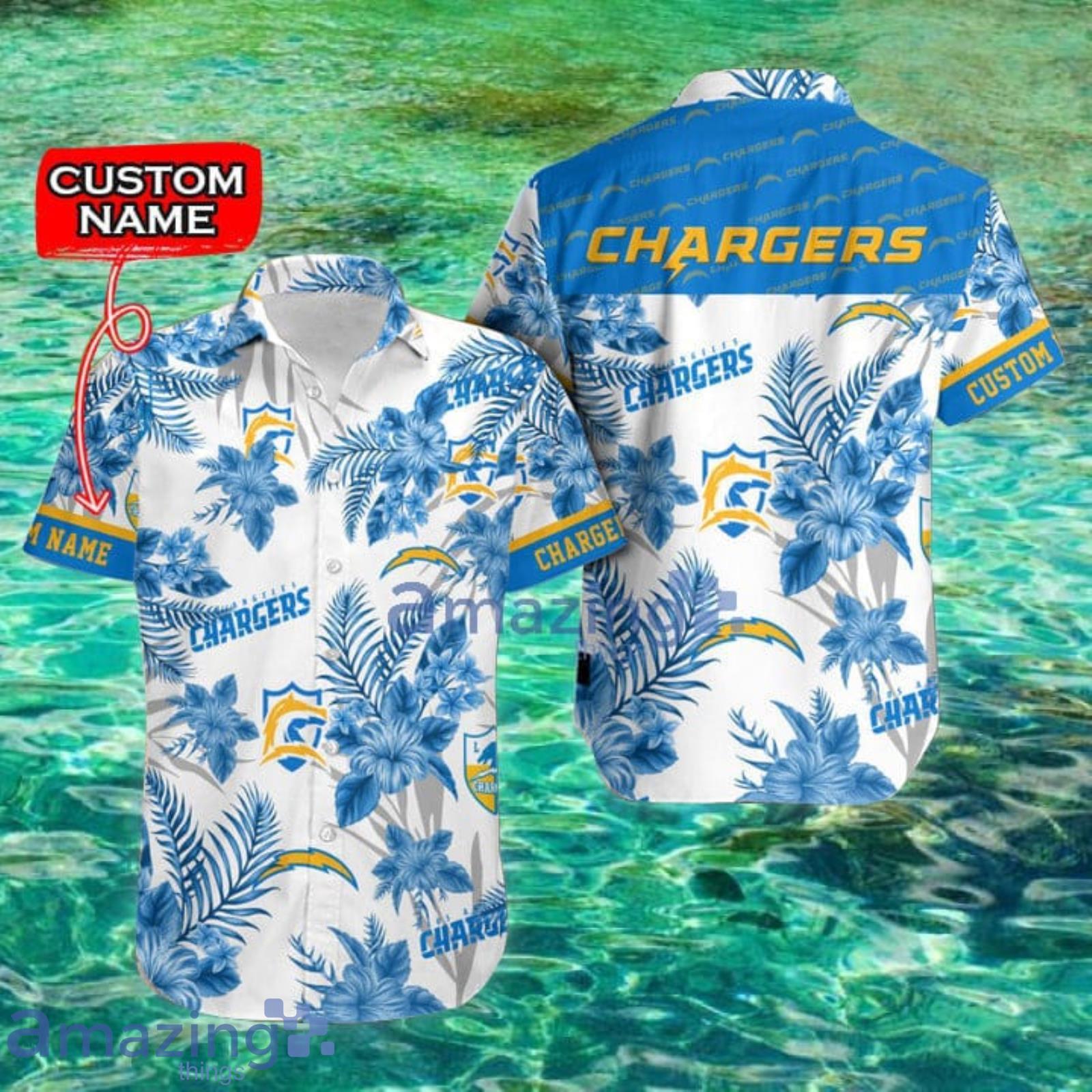 NEW Los Angeles Chargers NFL 3D All Over Printed Hawaiian Shirt, Short