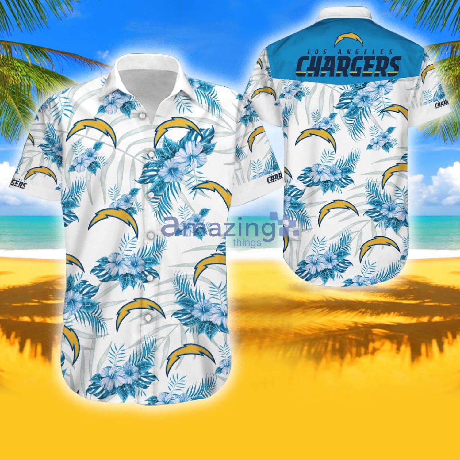 Los Angeles Chargers NFL For Fan All Over Print Hawaiian Aloha