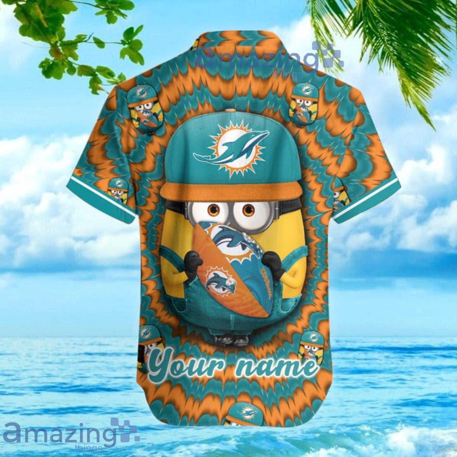 Nfl Miami Dolphins 3D Hawaiian Shirt Style 04 Men And Women For