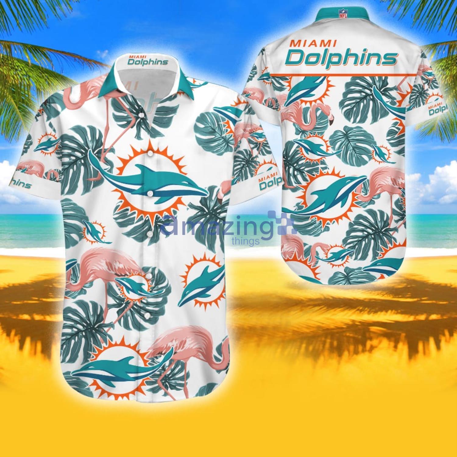 Summer Aloha NFL Miami Dolphins Hawaiian Shirt Cool Gift For Dad