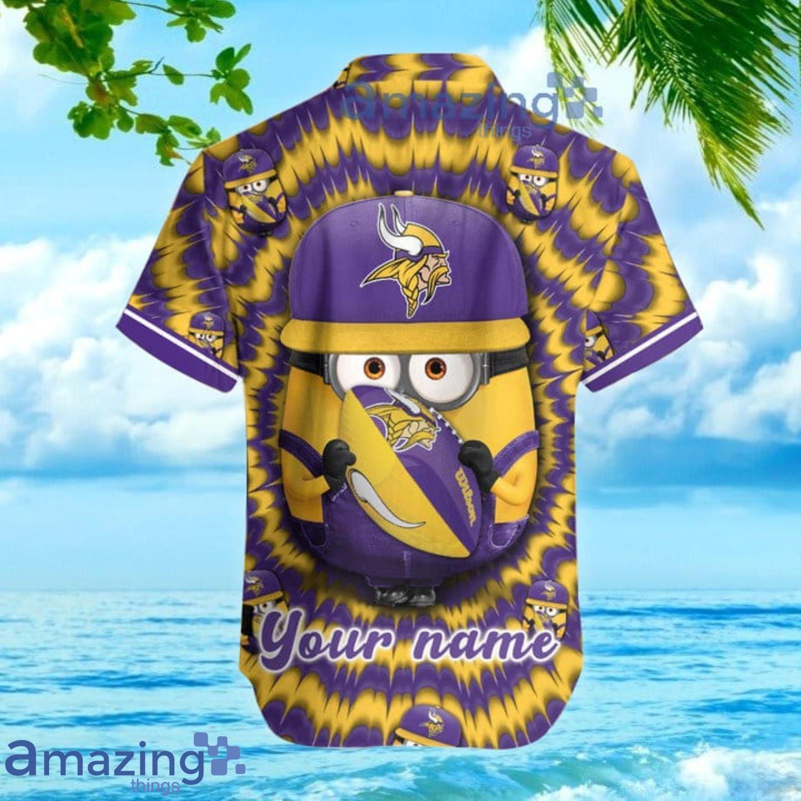 Minnesota Vikings Baseball Jersey, Palm Tropical - Perfect Gifts For Your  Loved Ones