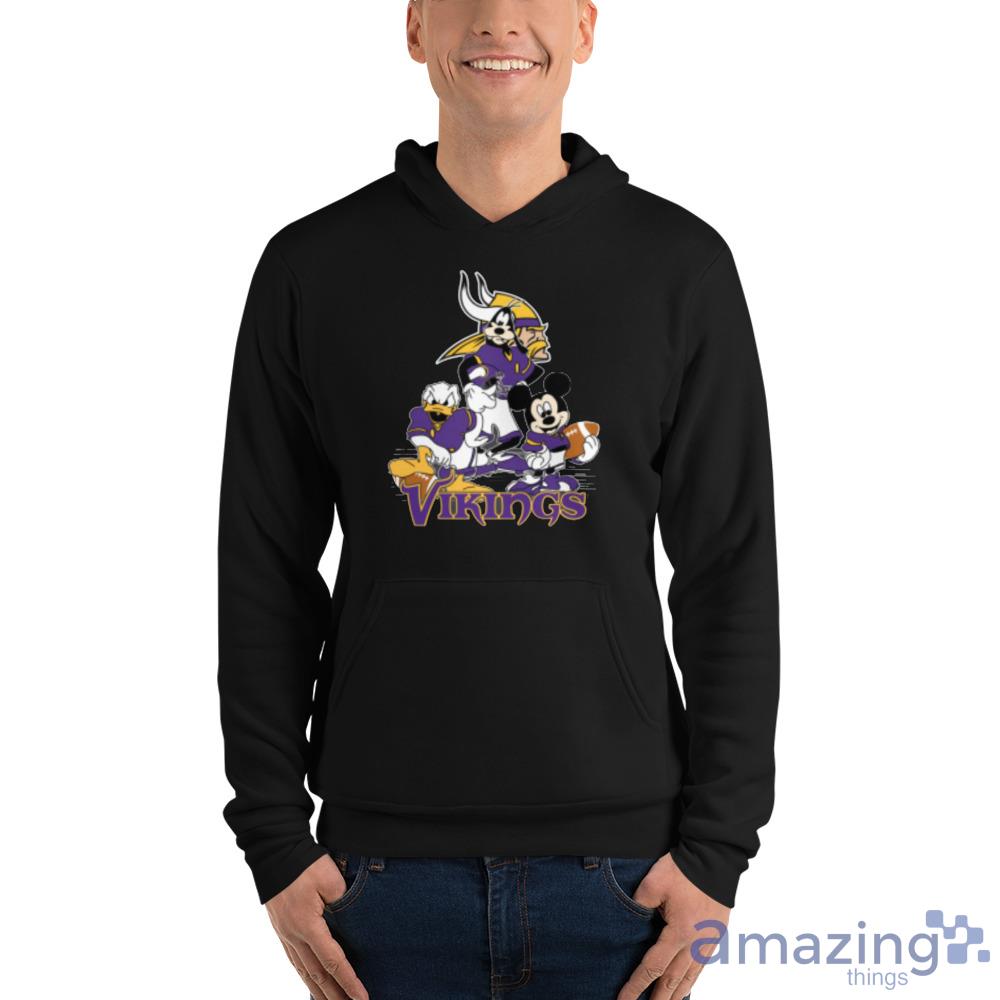 NFL Minnesota Vikings Mickey Mouse Donald Duck Goofy Football Shirt  Sweatshirt