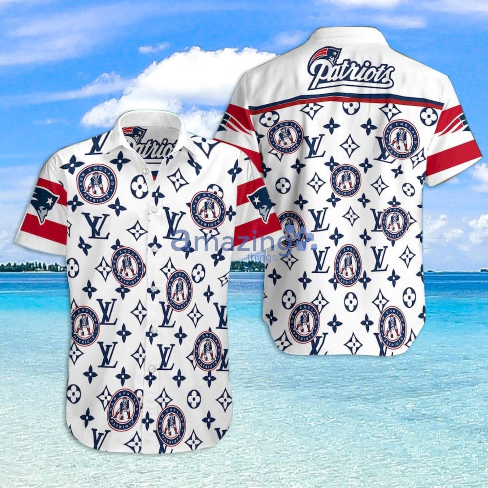 NFL New England Patriots Fans Louis Vuitton Hawaiian Shirt For Men And Women Product Photo 1