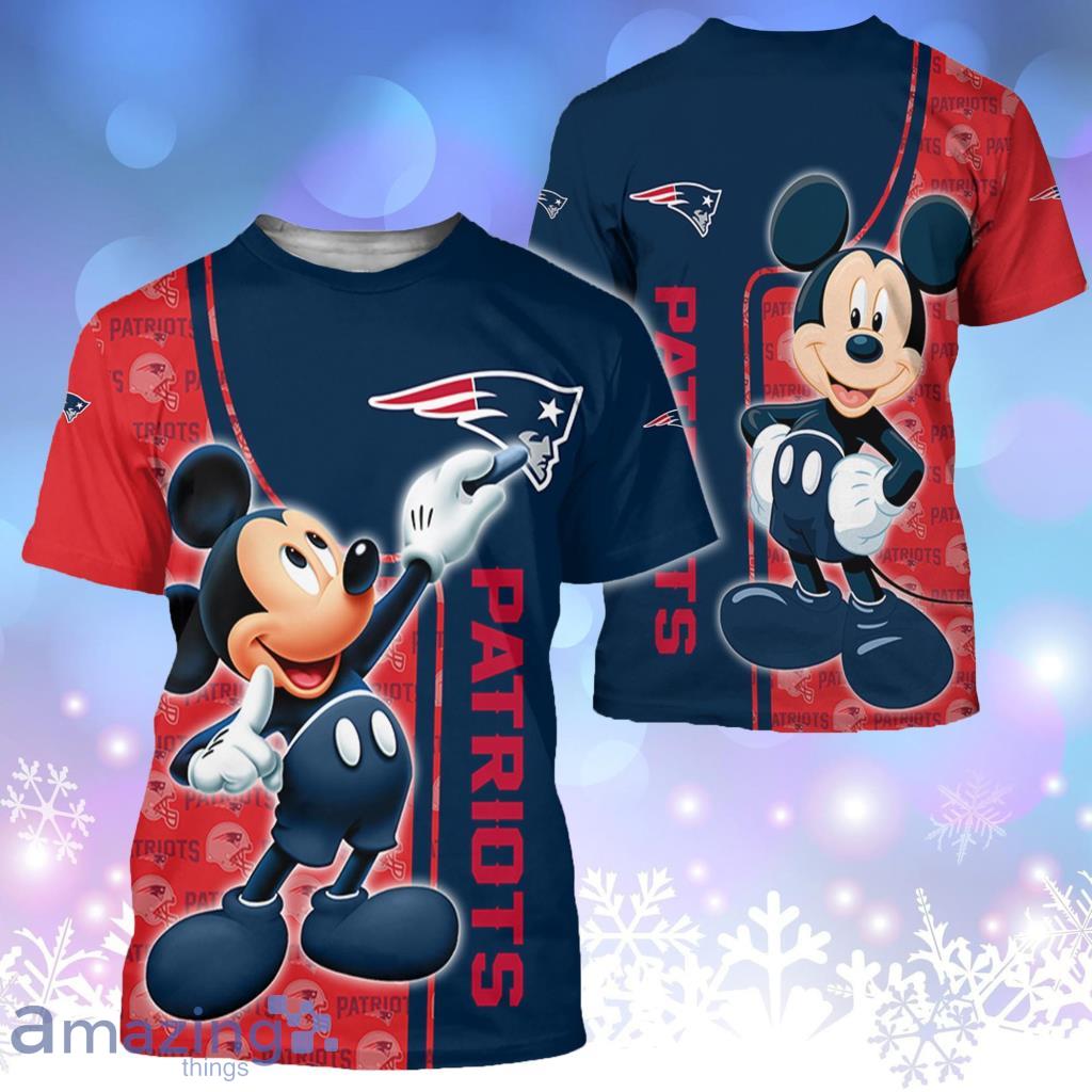 Official new England Patriots NFL x Disney Mickey Mouse Cartoon