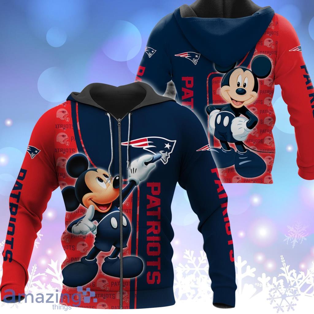 Official new England Patriots NFL x Disney Mickey Mouse Cartoon