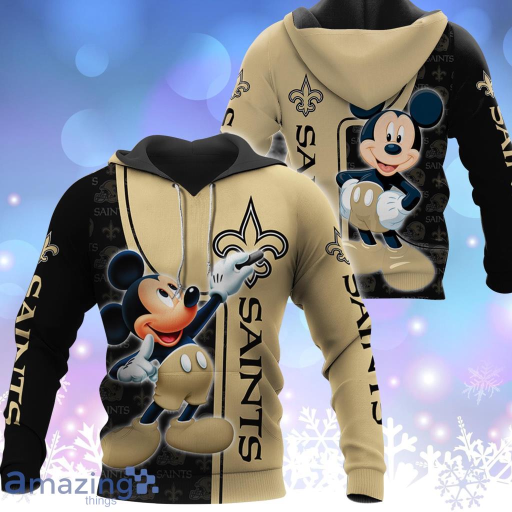 NFL New Orleans Saints Mickey Mouse Disney 3d Full Printing shirt