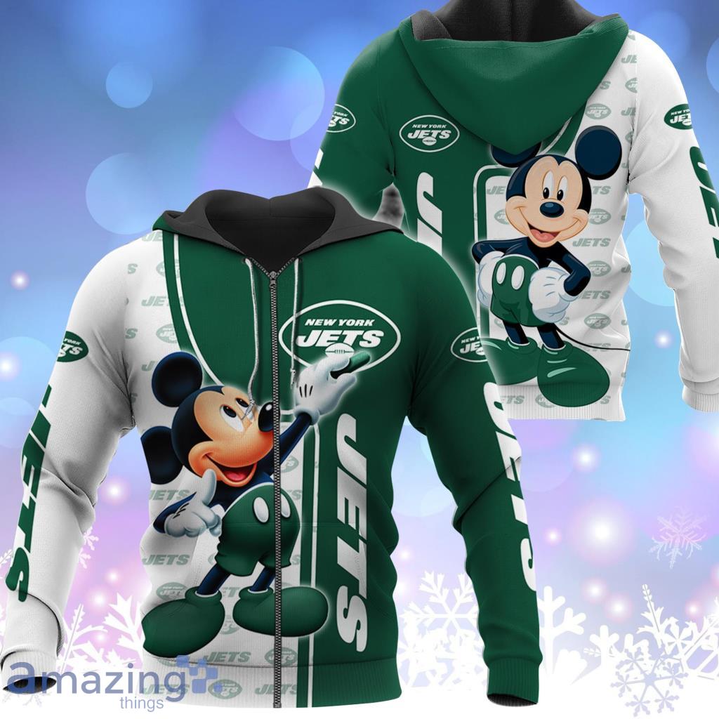 3D Hoodies Custom Men New York Jets All Over Printed 3D Hoodie