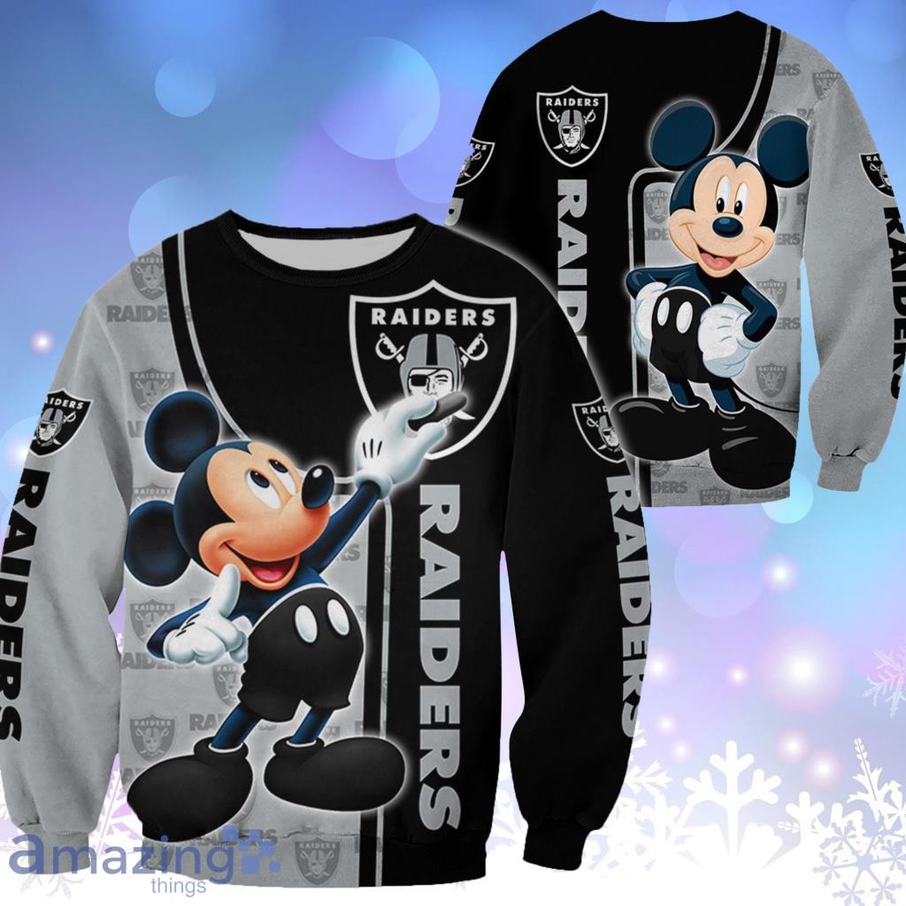 Cool Mickey Mouse Disney Nfl Las Vegas Raiders Hawaiian Shirt