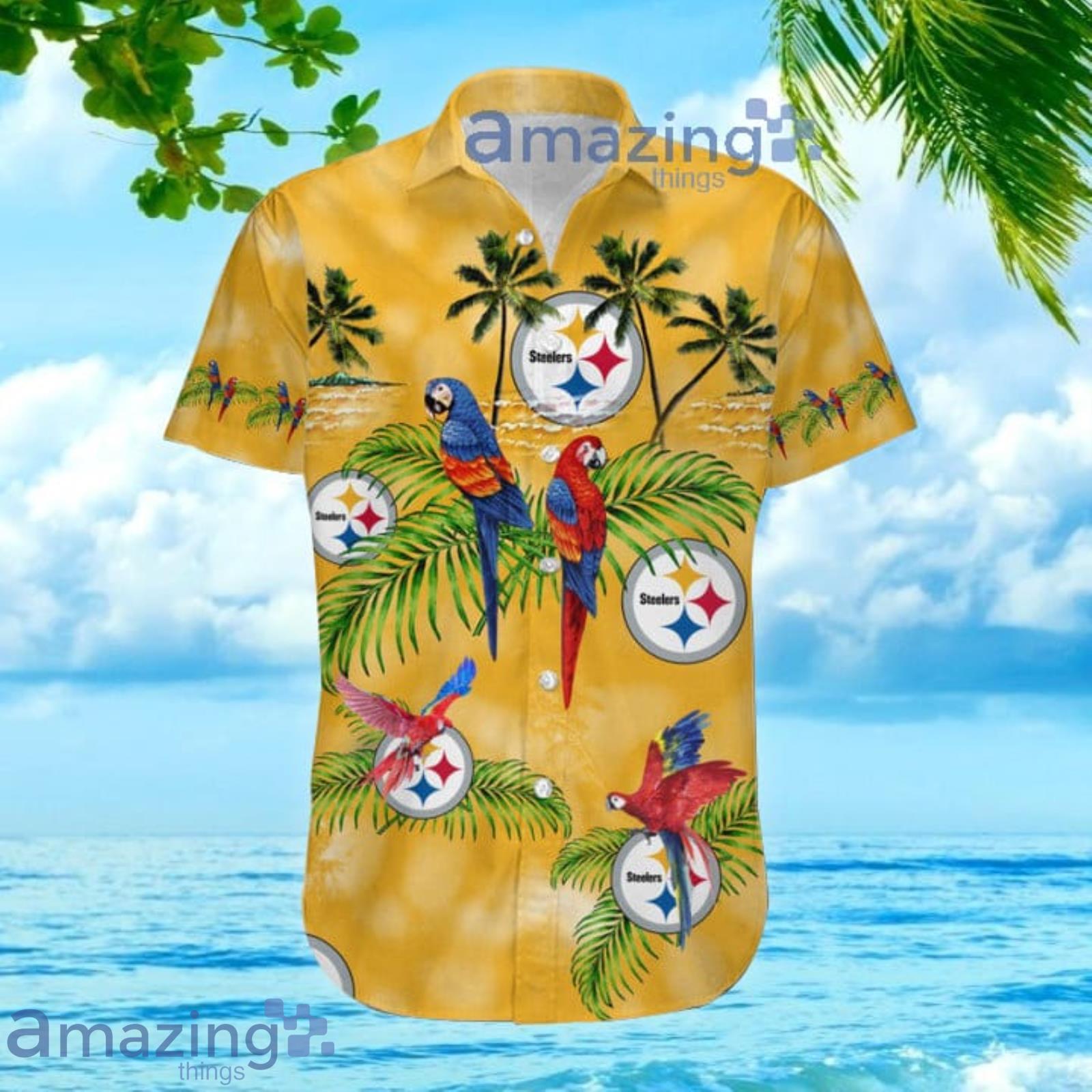 cute, cute,,, Steelers HAWAIIAN SHIRT- summer. summer gift aloha 3d