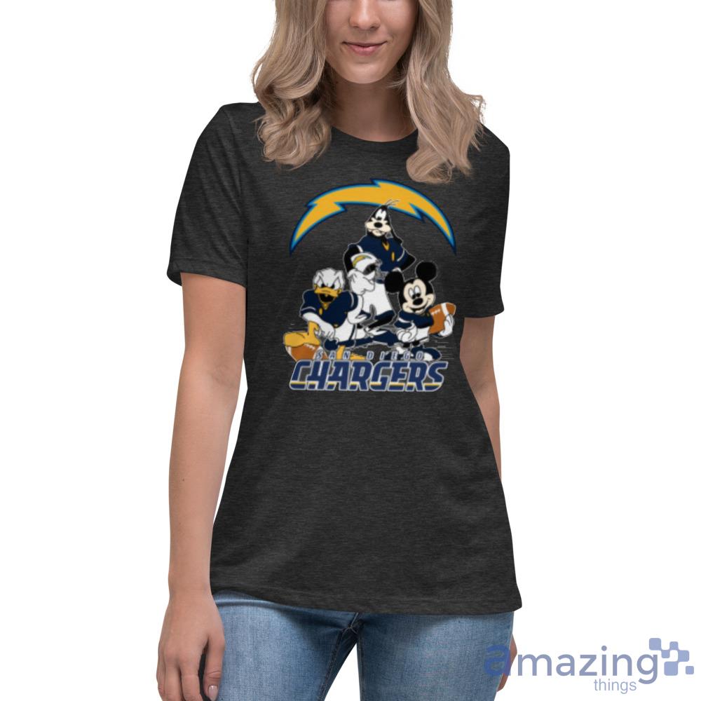 Los Angeles Chargers Disney Donald Duck Mickey Mouse Goofy