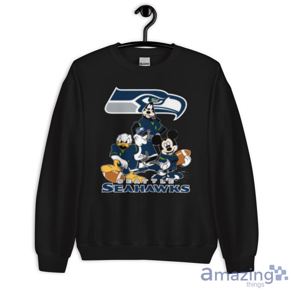 I Love The Seahawks Mickey Mouse Seattle Seahawks T-Shirt - T