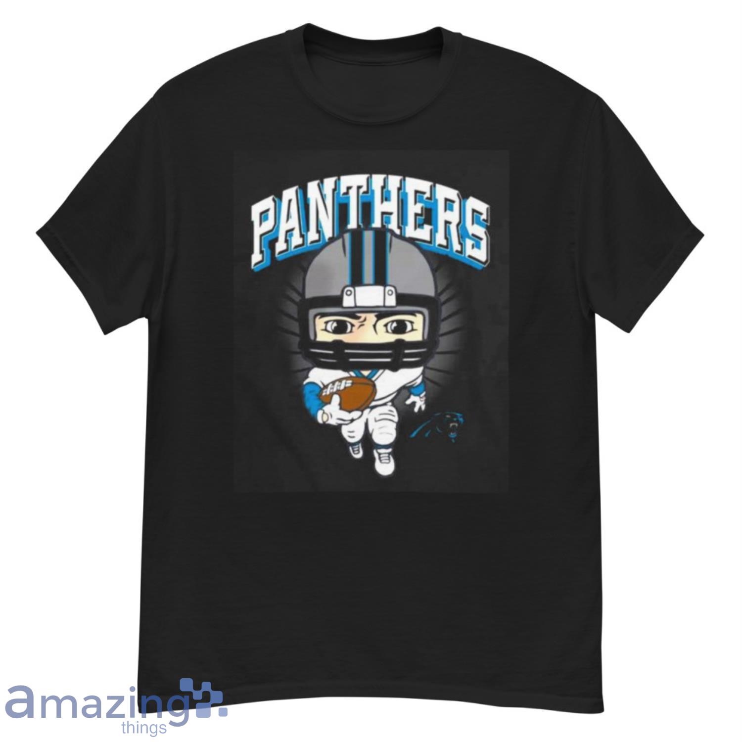 Nfl Team Apparel Toddler Carolina Panthers Black Player T-Shirt
