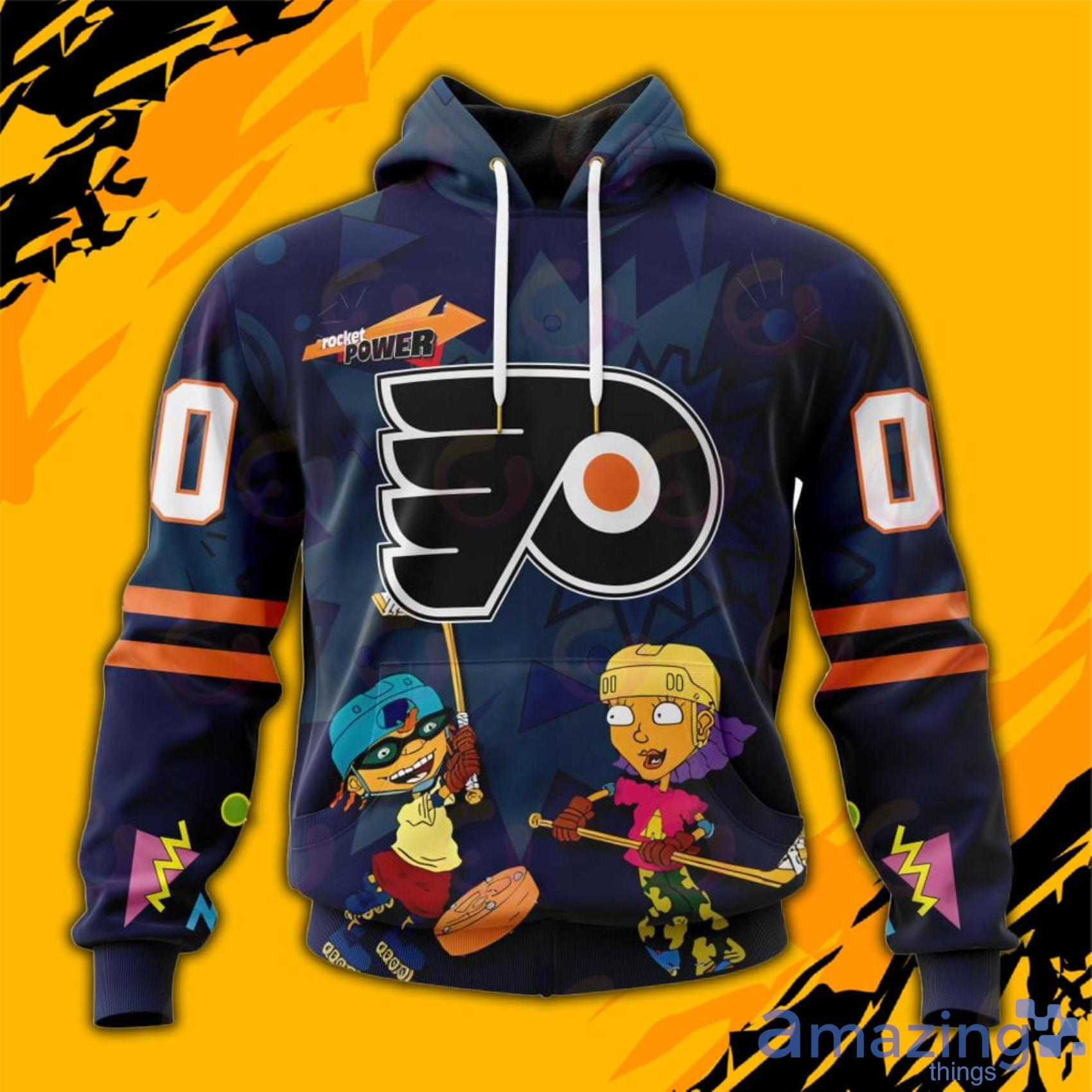 NHL Philadelphia Flyers Custom Name 3D Hawaiian Shirt - Torunstyle