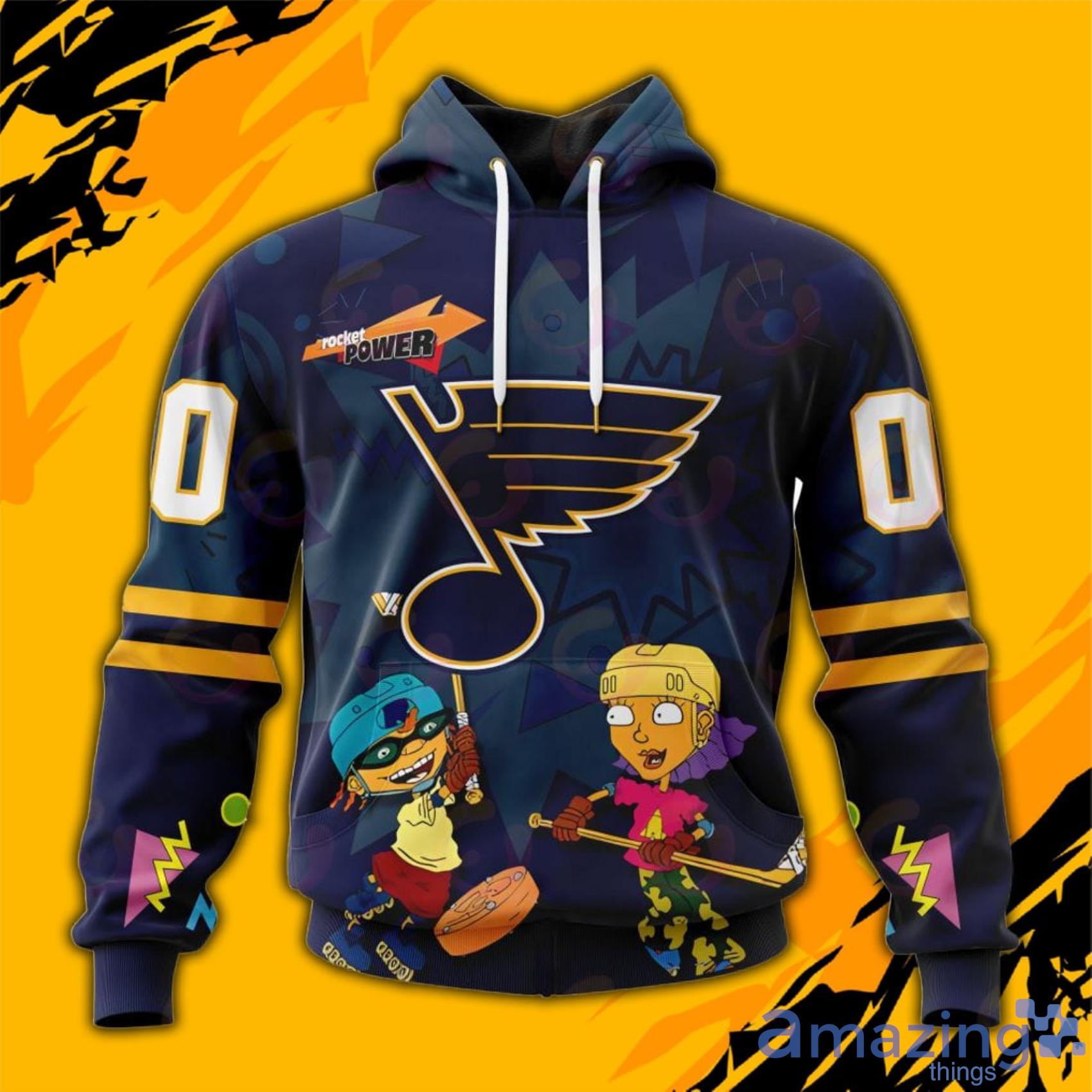 NEW] St Louis Blues Zip Up Hoodie 3D With Hooded NHL