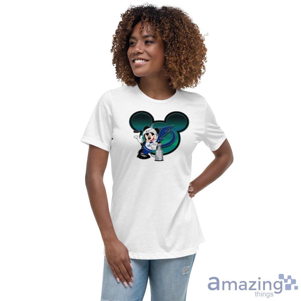 NHL Tampa Bay Lightning Stanley Cup Mickey Mouse Disney Hockey T Shirt