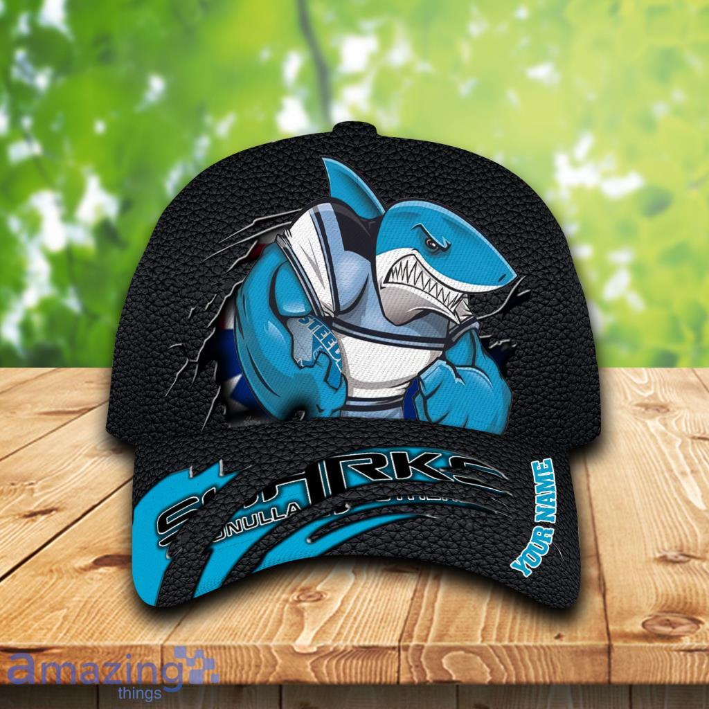 NRL Cronulla Sharks Personalized Hat Cap 3D For Fans - NRL Cronulla Sharks Personalized Hat Cap 3D For Fans