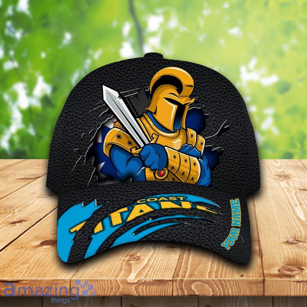NRL Gold Coast Titans Personalized Hat Cap 3D For Fans - NRL Gold Coast Titans Personalized Hat Cap 3D For Fans
