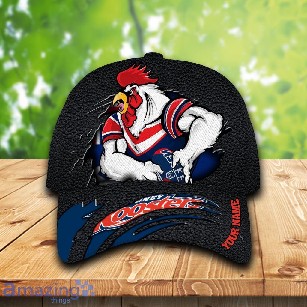 NRL Sydney Roosters Personalized Hat Cap 3D For Fans - NRL Sydney Roosters Personalized Hat Cap 3D For Fans