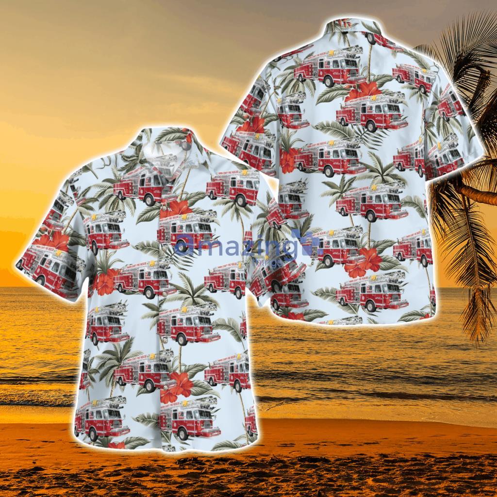 Ocala, Florida, Marion County Fire Rescue Hawaiian Shirt - Ocala, Florida, Marion County Fire Rescue Hawaiian Shirt