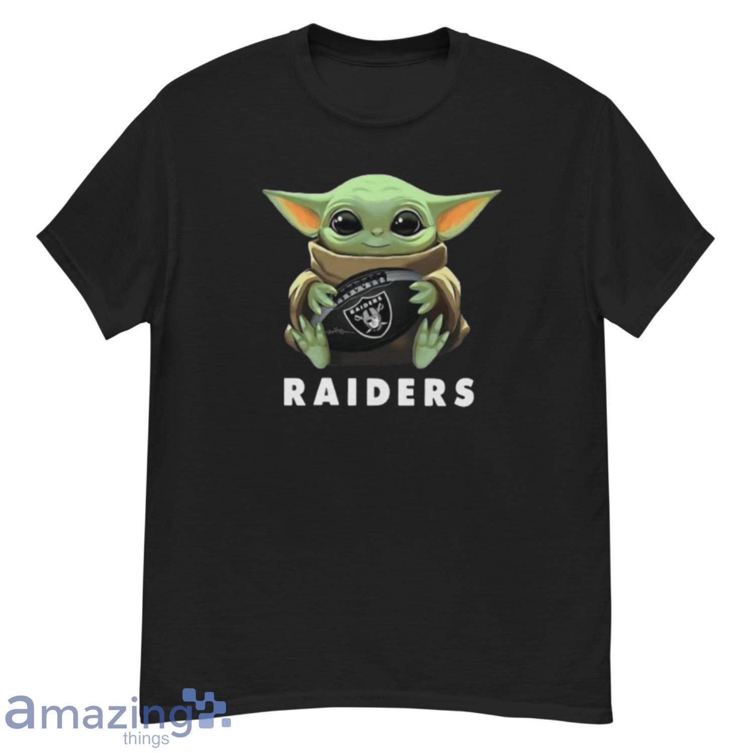 Oakland Raiders NFL yoda baby yoda star wars 3d hoodie