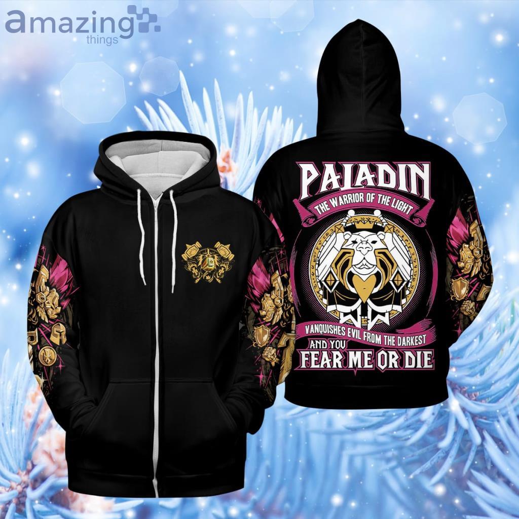 Paladin Class Definition Hoodie 3D - Paladin Class Definition Hoodie 3D