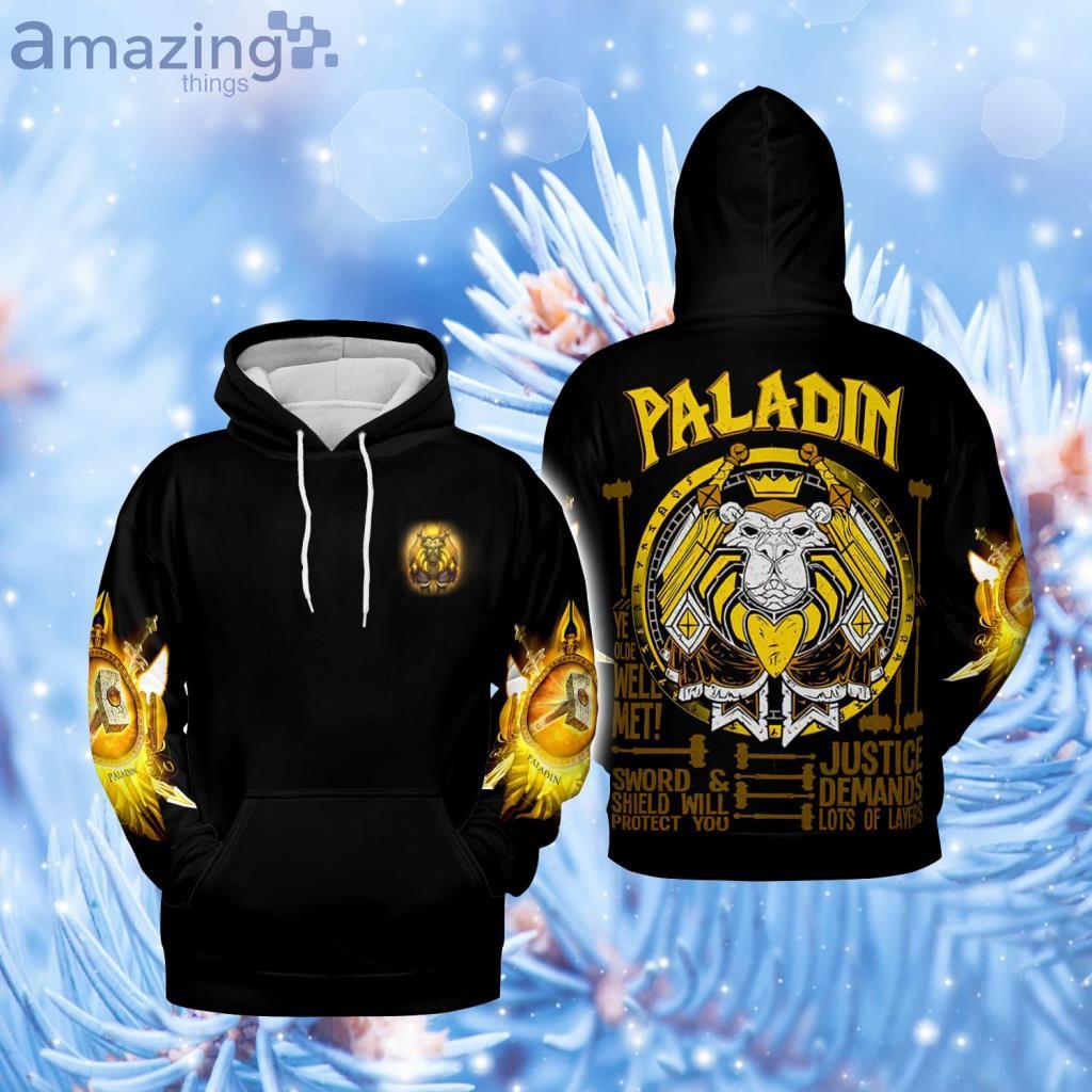 Paladin Wow AOP Hoodie Hoodie 3D - Paladin Wow AOP Hoodie Hoodie 3D