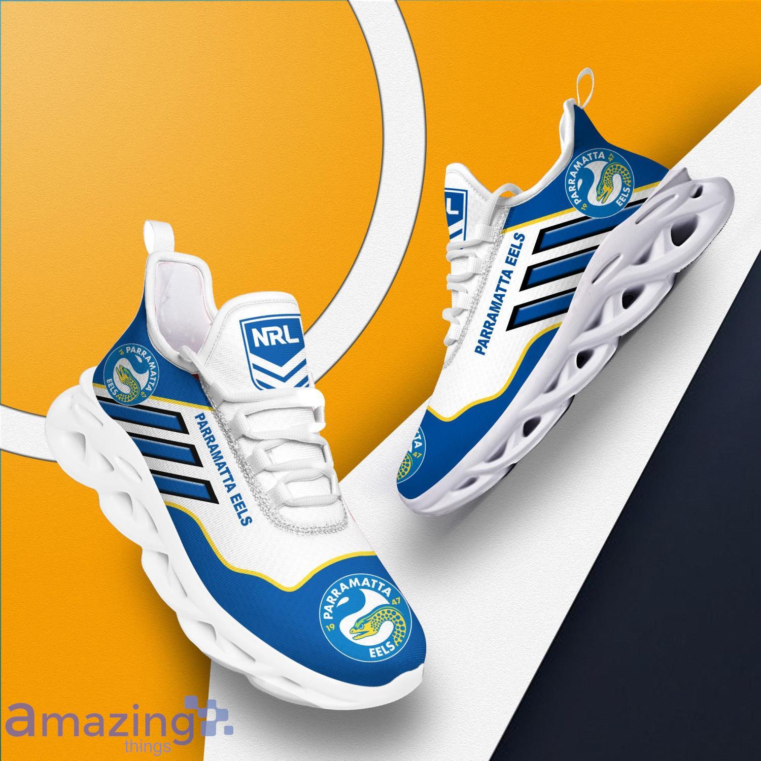Parramatta Eels Men And Women Max Soul Shoes Running Sneakers image Parramatta Eels Men And Women Max Soul Shoes Running Sneakers Product Photo 2