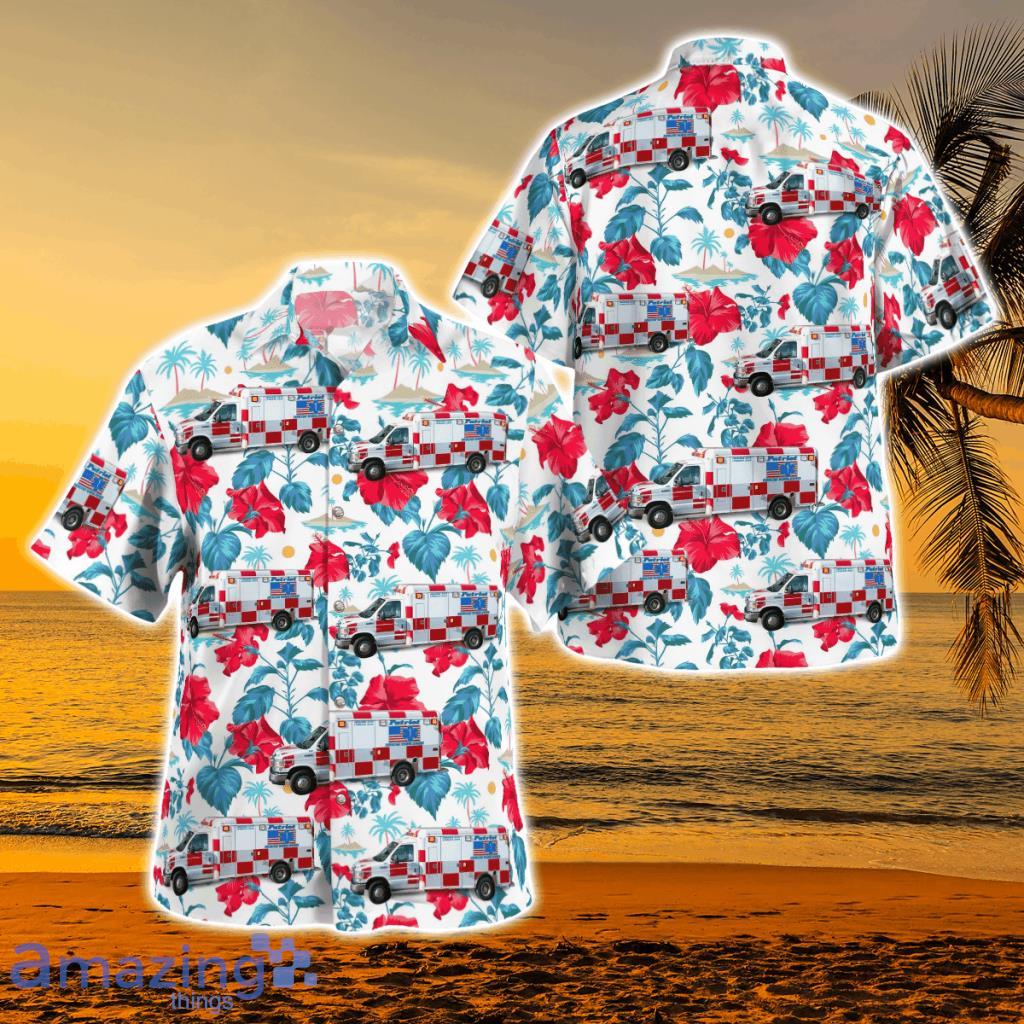 Patriot EMS Ironton, Ohio Hawaiian Shirt - Patriot EMS Ironton, Ohio Hawaiian Shirt