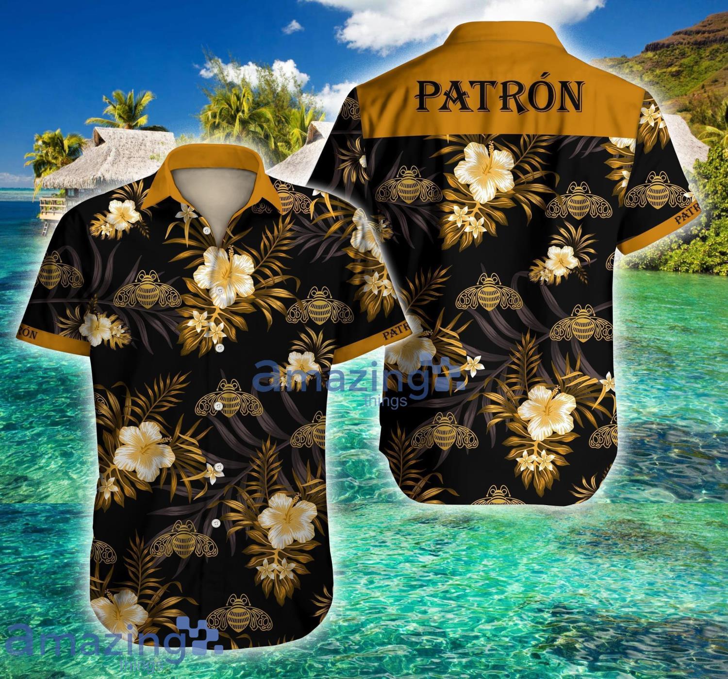 Patron Tropical Short Sleeve Hawaiian Shirt For Men And Women Product Photo 1