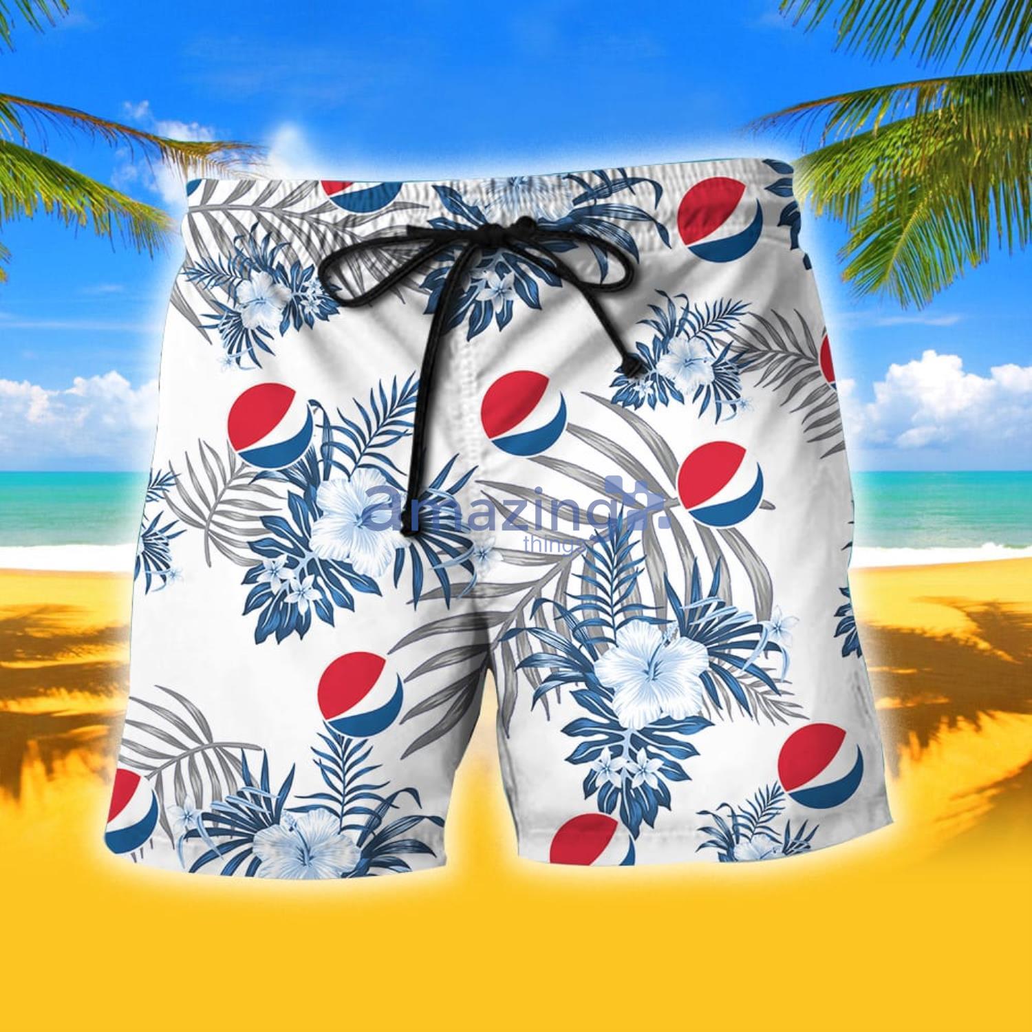 Pepsi Tropical Aloha Combo Hawaiian Shirt And Shorts Gift For Summer image Pepsi Tropical Aloha Combo Hawaiian Shirt And Shorts Gift For Summer Product Photo 2