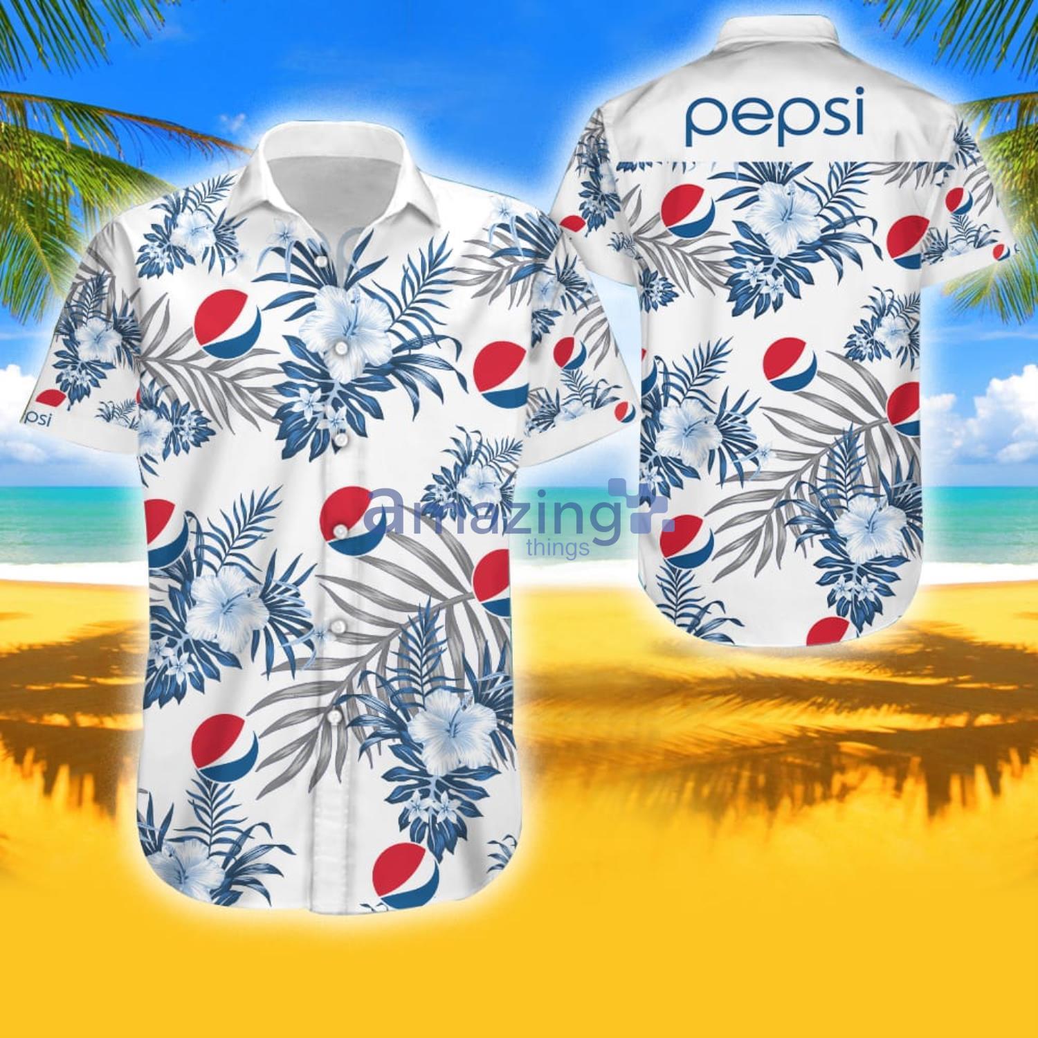 Pepsi Tropical Aloha Combo Hawaiian Shirt And Shorts Gift For Summer Product Photo 1