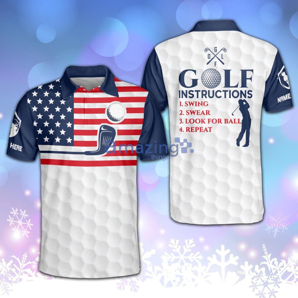 Personalized Funny Golf Polo America Polo Shirt - Personalized Funny Golf Polo America Polo Shirt
