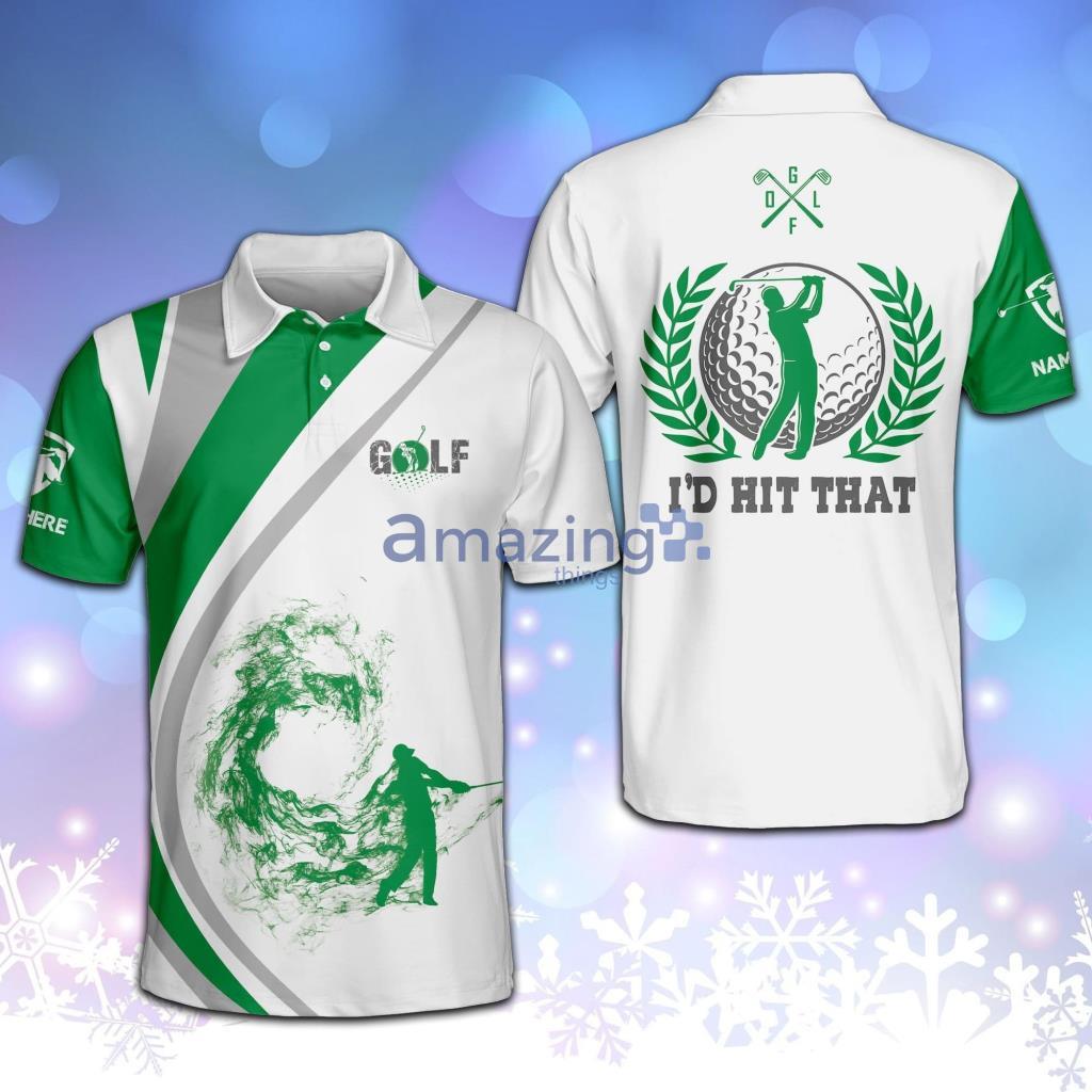Personalized Funny I'd Hit That Golfer With Smoke Golf Polo Shirt image Personalized Funny I'd Hit That Golfer With Smoke Golf Polo Shirt - Personalized Funny I'd Hit That Golfer With Smoke Golf Polo Shirt