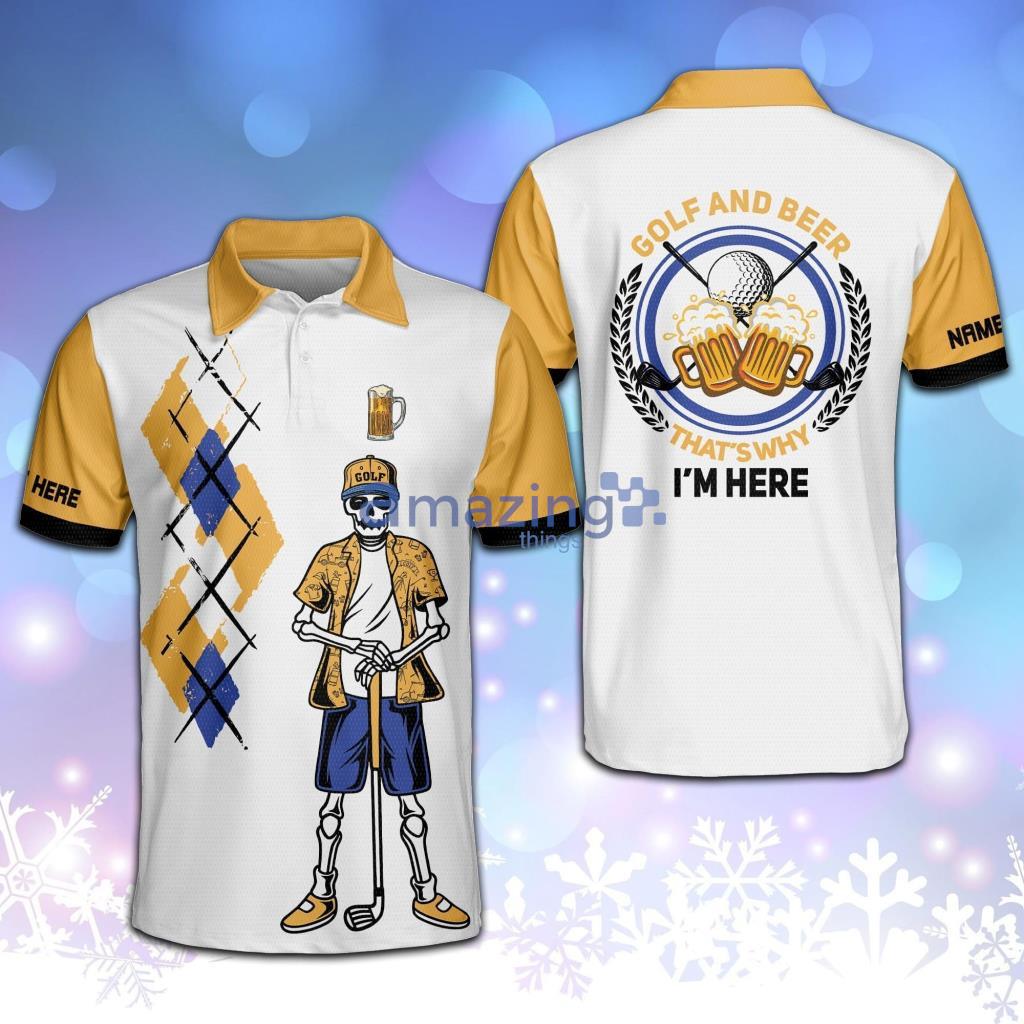 Personalized Funny Skull Golf And Beer Polo Shirt - Personalized Funny Skull Golf and Beer Polo Shirt Personalized Funny Skull Golf And Beer Polo Shirt - Personalized Funny Skull Golf and Beer Polo Shirt