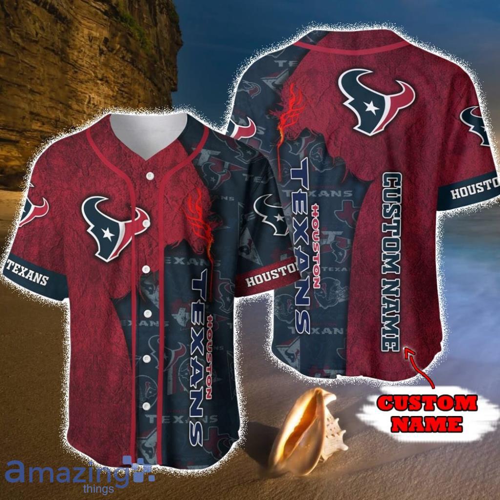 Personalized Houston Texans Baseball Jersey Shirt For Fans