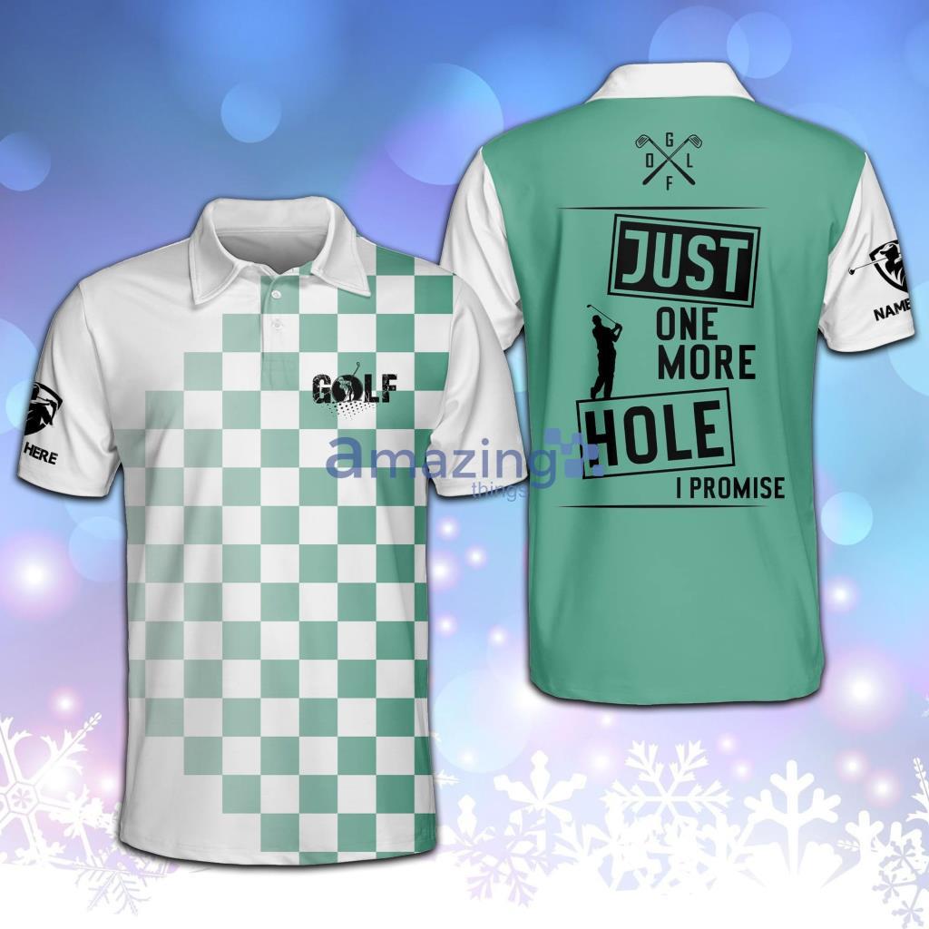 Personalized Just One More Hole Sports Polo Shirt - Personalized Just One More Hole Sports Polo Shirt