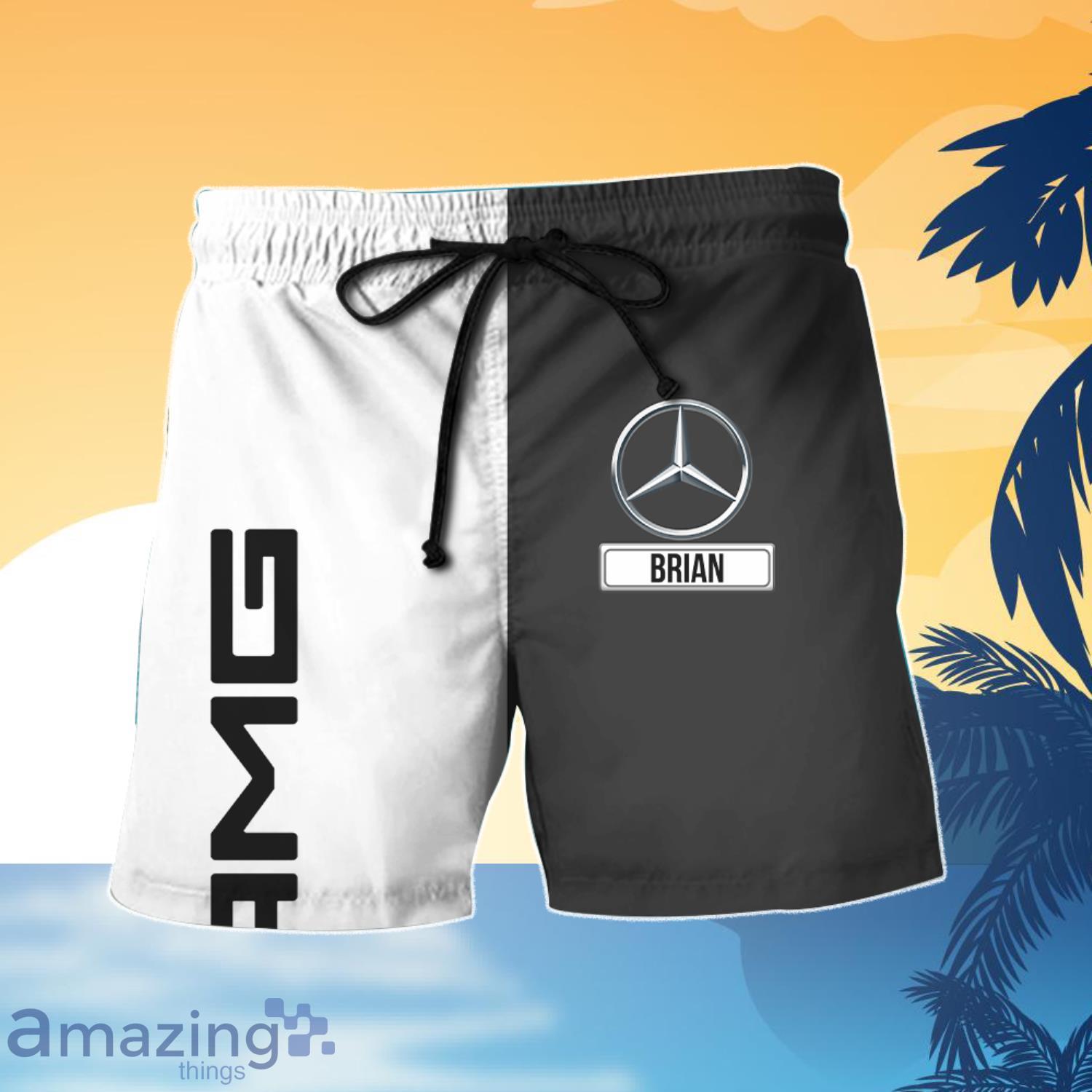 Personalized Mercedes Benz Combo Hawaiian Shirt And Shorts image Personalized Mercedes-Benz Combo Hawaiian Shirt And Shorts Product Photo 2